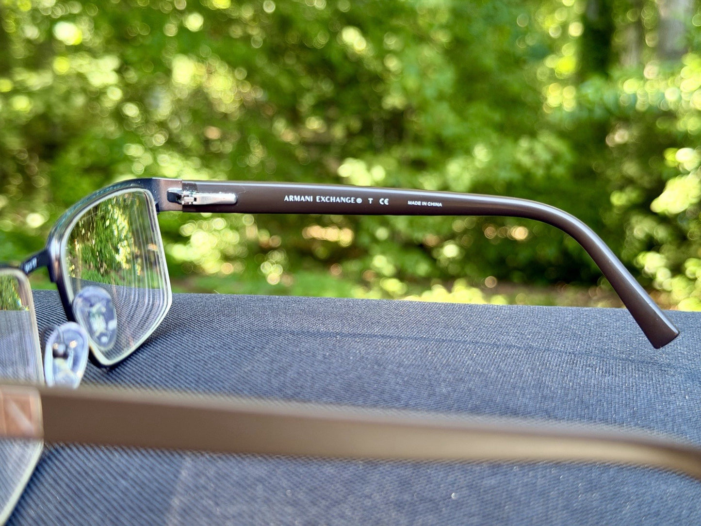 Armani Exchange AX1019 6001 Matte Brown Eyeglasses Frames Men's 54/17 140 A|X