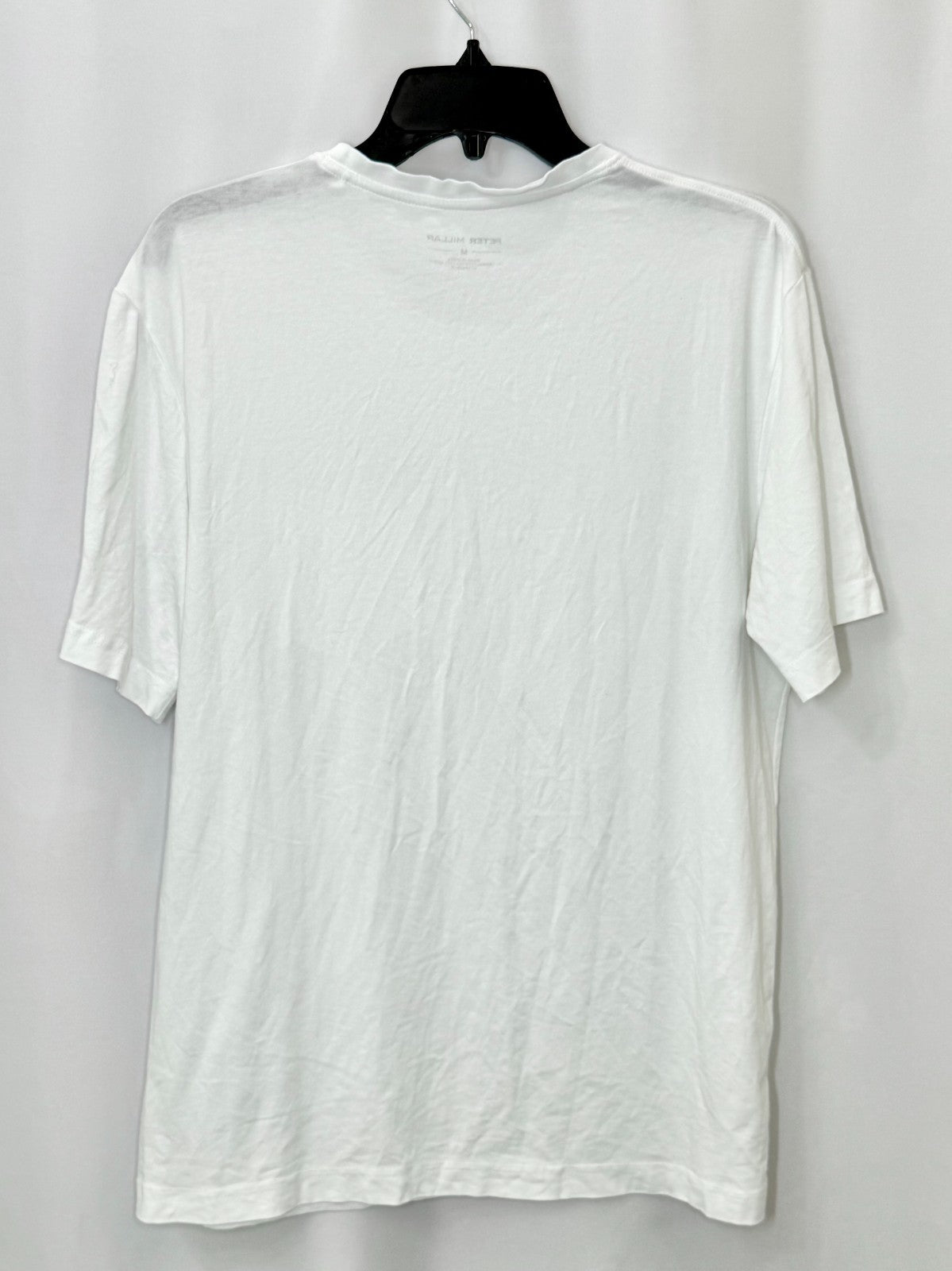 Peter Millar Men's Medium White Crown Comfort Short Sleeve Pocket T-Shirt Luxury