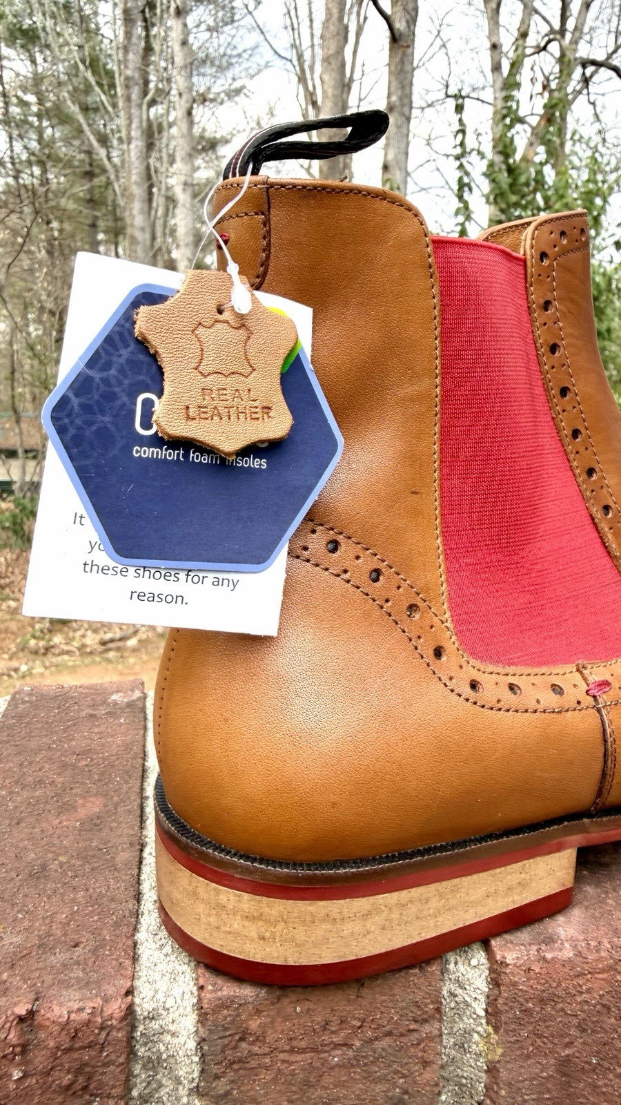 NWT Carlos by Carlos Santana Men's Mantra Chelsea Ankle Boots - Size 11.5D / New