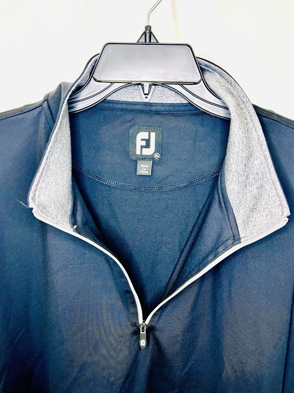 FootJoy Men's 1/4 Zip Golf Performance Pullover | Men’s XL | Black | Outdoors