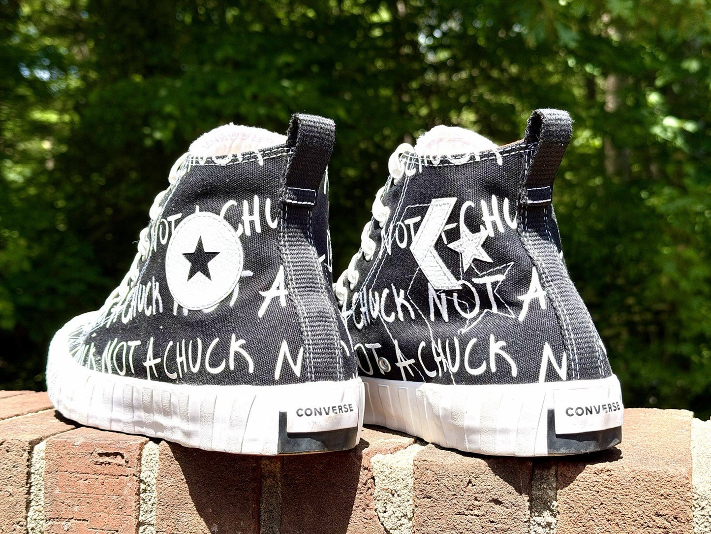 Converse UNT1TL3D Hi High Top NOT A CHUCK Black Orange Men’s Size 11 166502C