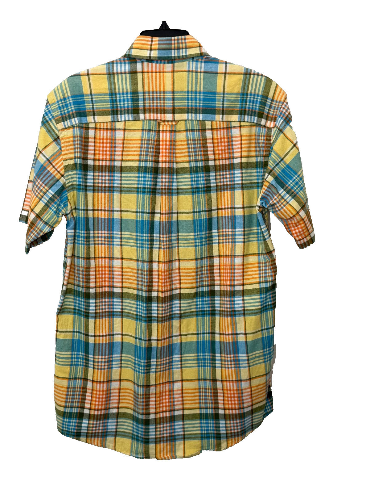 Orvis Charles F Orvis Signature Mens S Shirt Short Sleeve Plaid Cotton Button