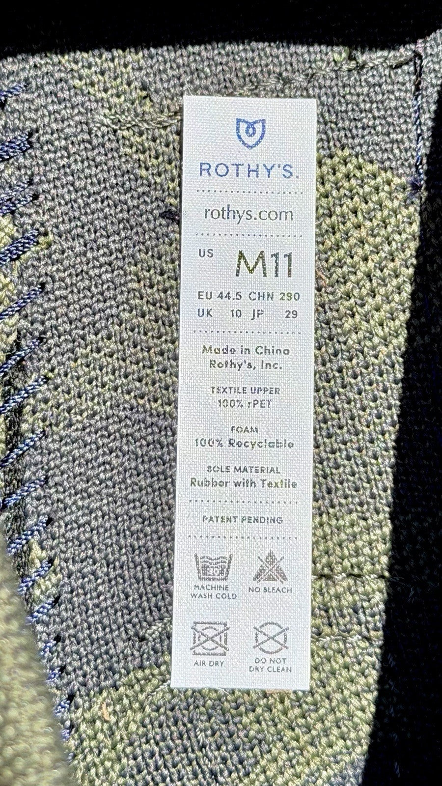 Rothy's Men’s Size 11 The Driving Loafer Forest Camo New Rare $189 Retail