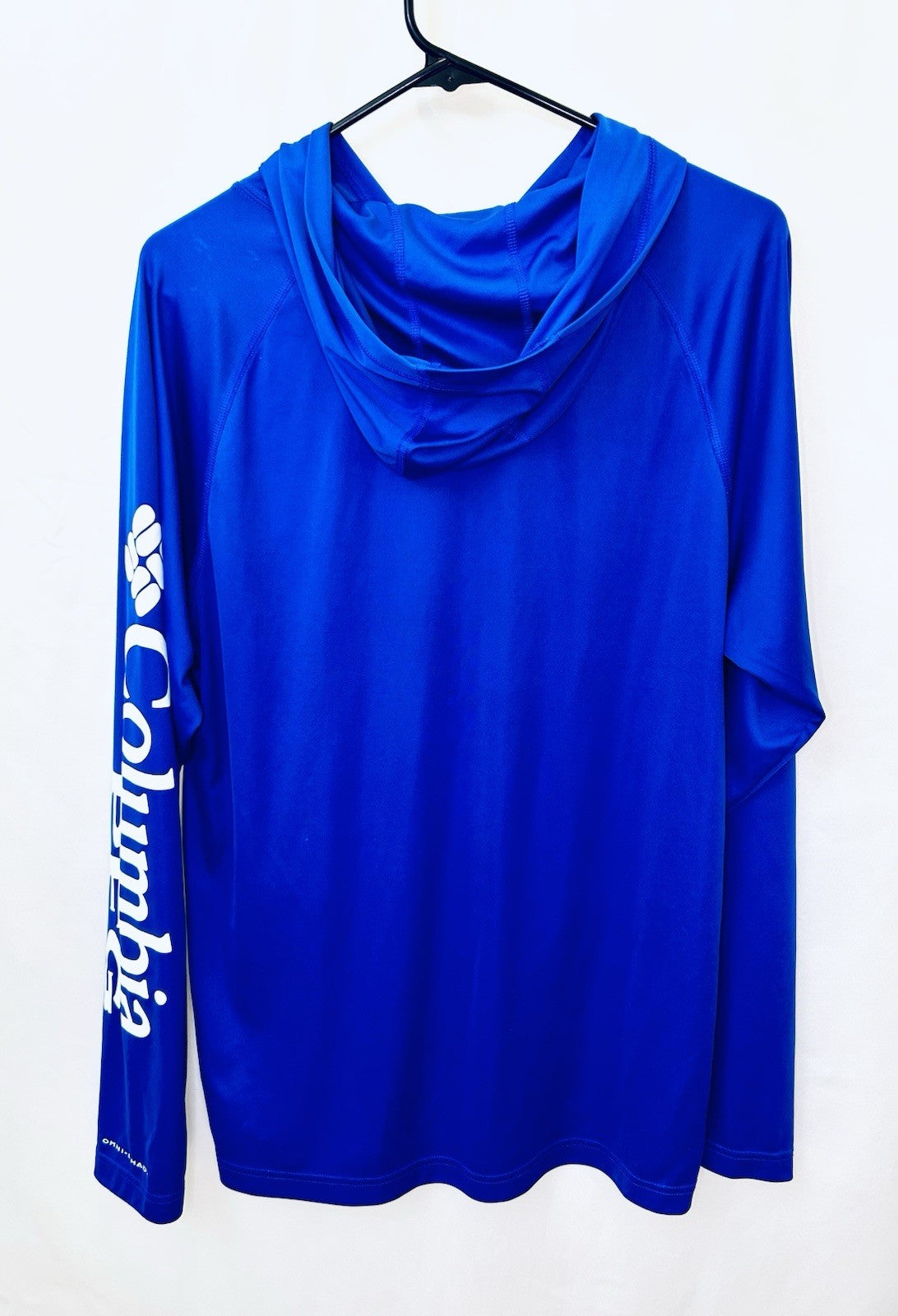 Columbia PFG & Chicago Cubs Men’s Medium Blue Long Sleeve Performance Hoodie