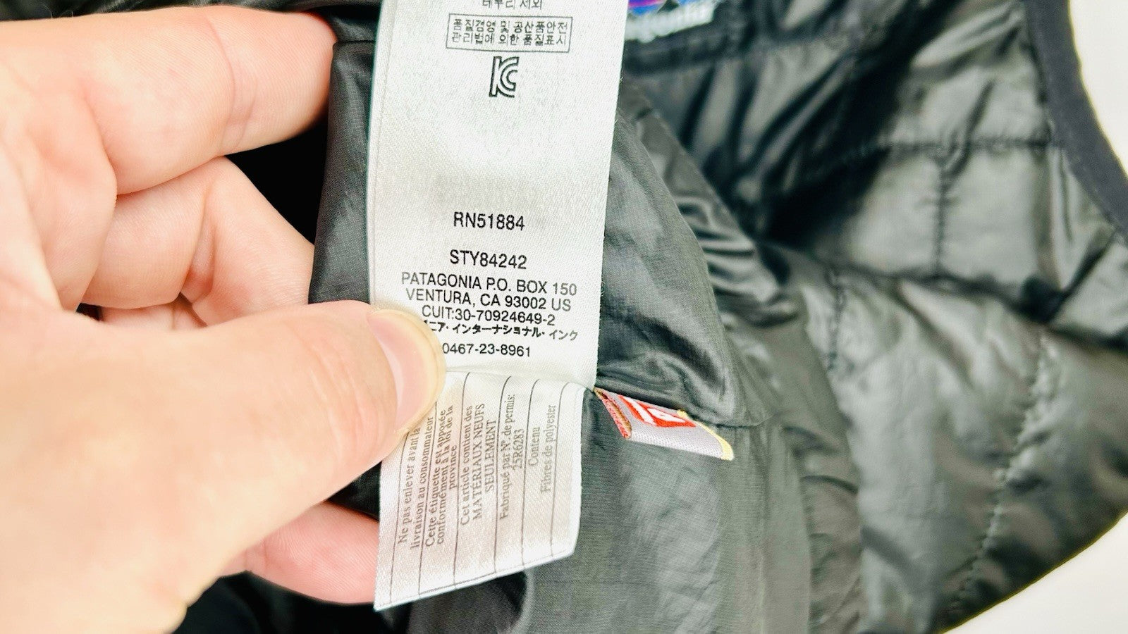 Patagonia Nano Puff Primaloft Quilted Puffer Vest Men's Small Forge Black