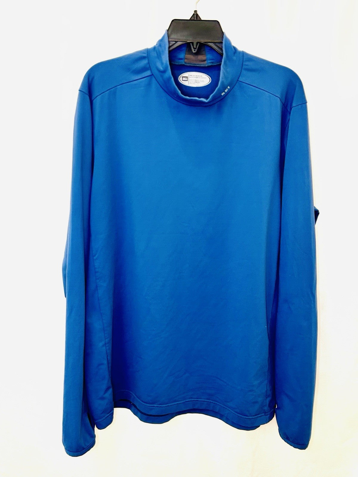 REI Co Op Mens XL Blue Lightweight Outdoor Stretch Pullover Blue