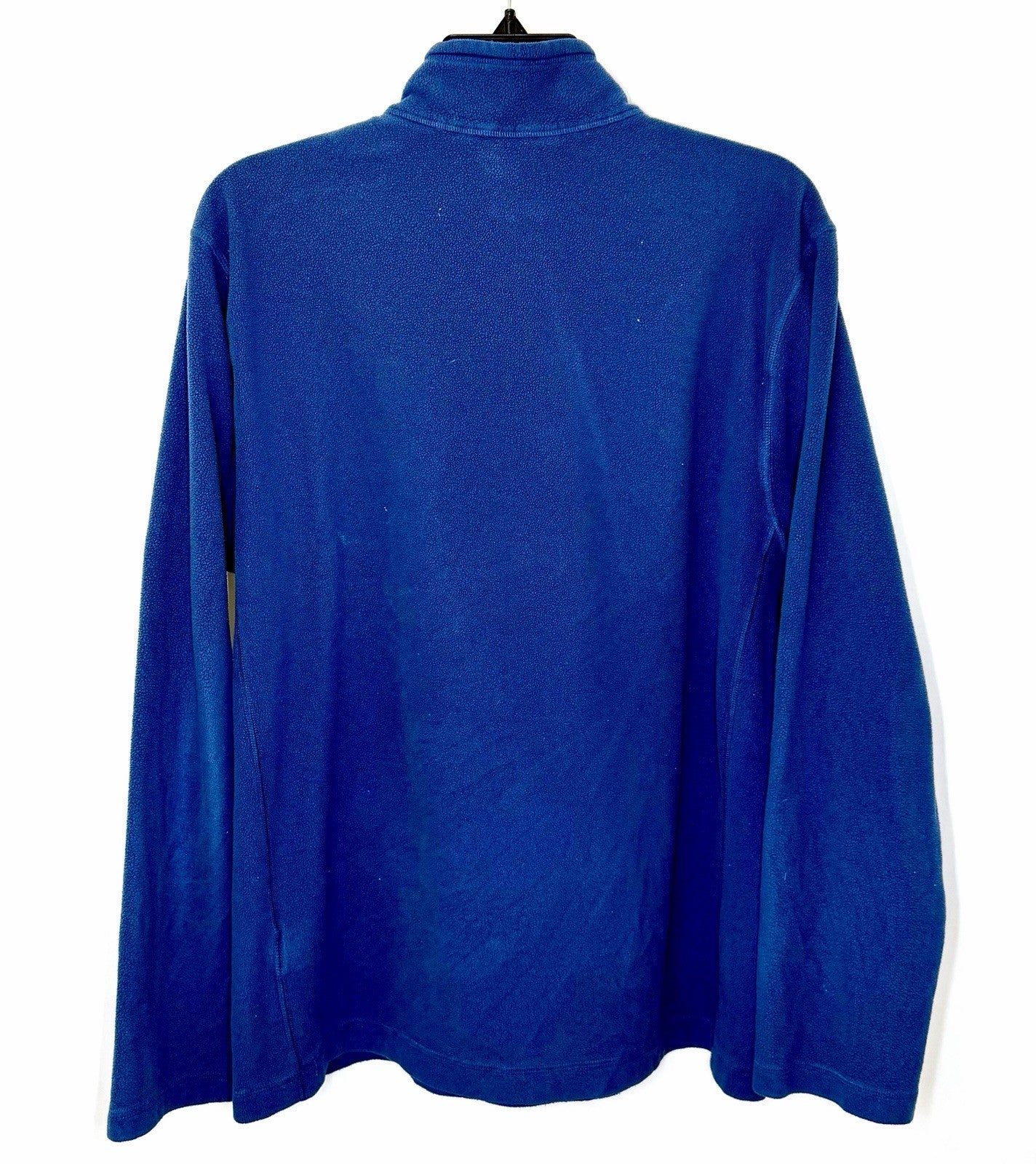 The North Face Womens Jacket Pullover Blue 1/4 Zip Micro Fleece Polyester Sz L