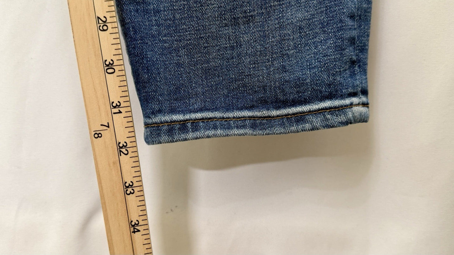 HUDSON SARTOR RELAXED SKINNY DISTRESSED DENIM JEANS / Men Sz 36x32 / Worn Once!