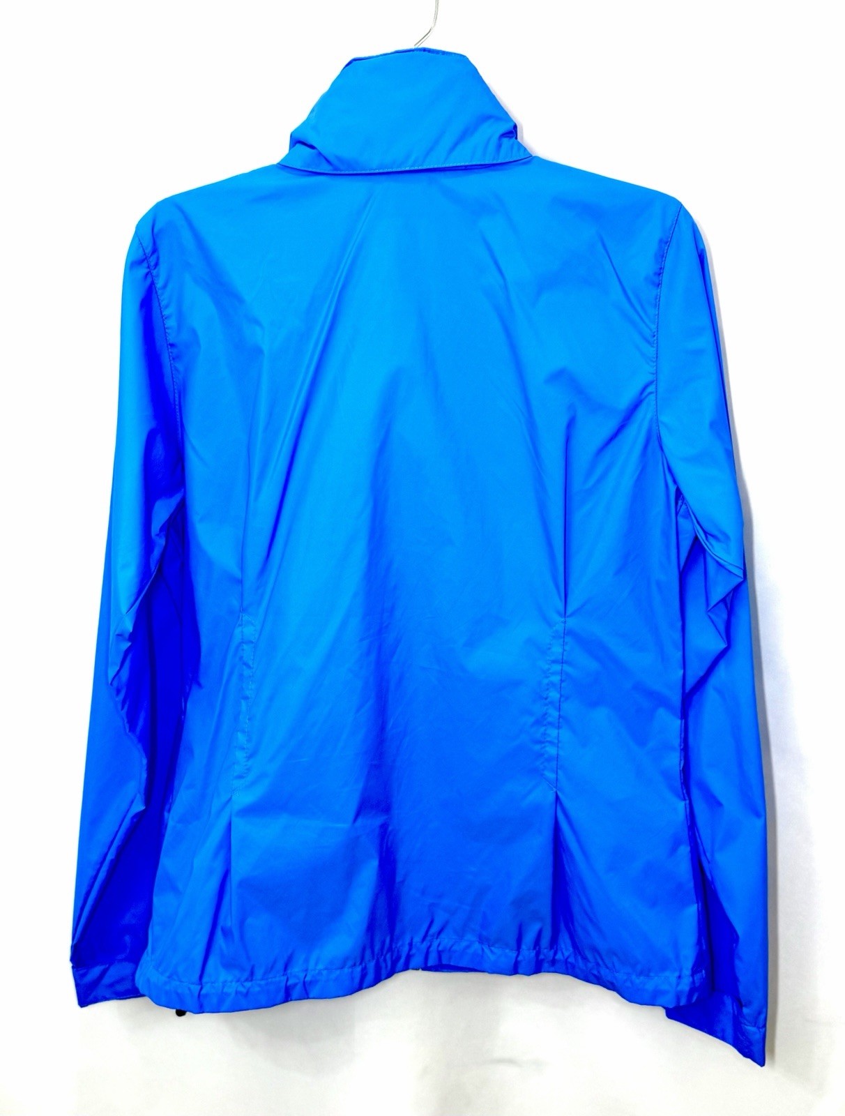 Columbia Womens Switchback III Rain Jacket Blue Sz M Packable Hooded Windbreaker