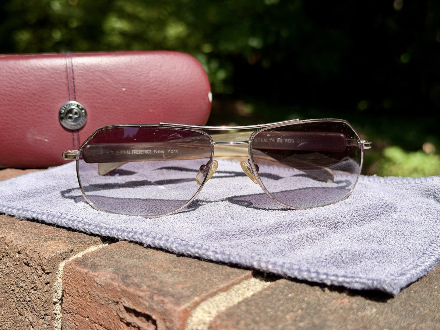 MORGENTHAL FREDERICS ICE STEALTH 60 ROS 602/H20 Sunglasses ($1695 New)