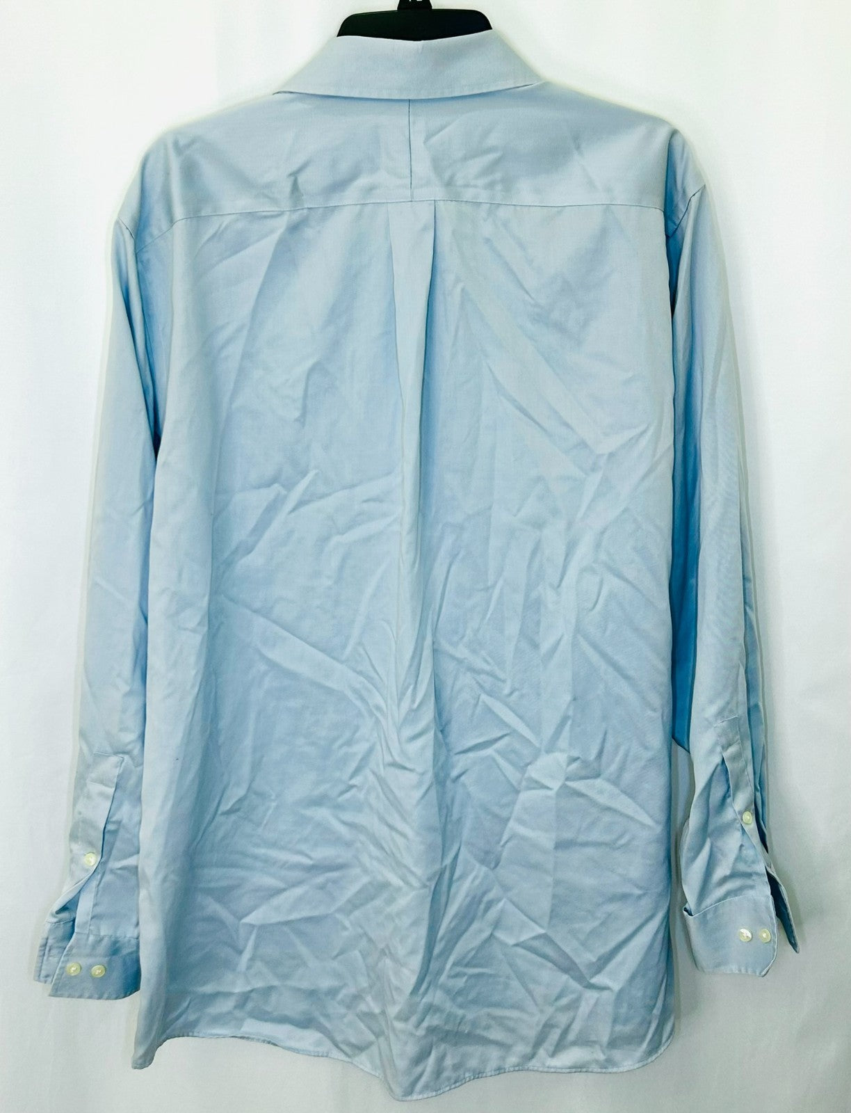 Michael Kors Blue Oxford Cotton Long-Sleeve Dress Shirt Men's 17 / 34-35