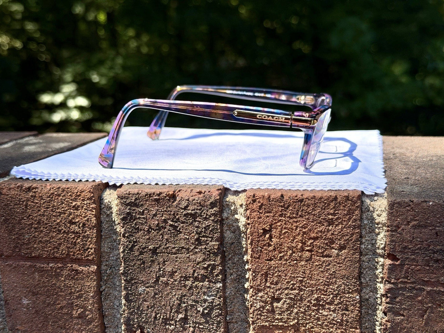 Coach HC6065 5288 Confetti Purple Women's Glasses Frame 49-17-135 Rx-Able