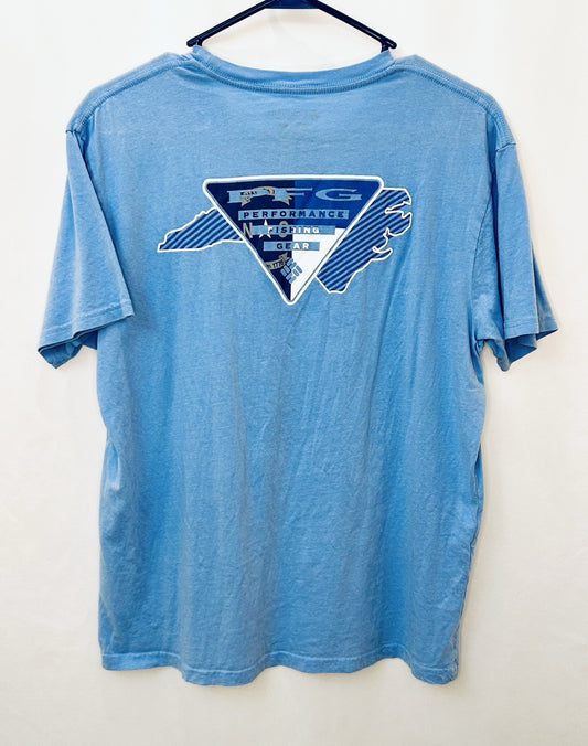 Columbia Men's Medium M Short Sleeve PFG Graphic Tee T Shirt