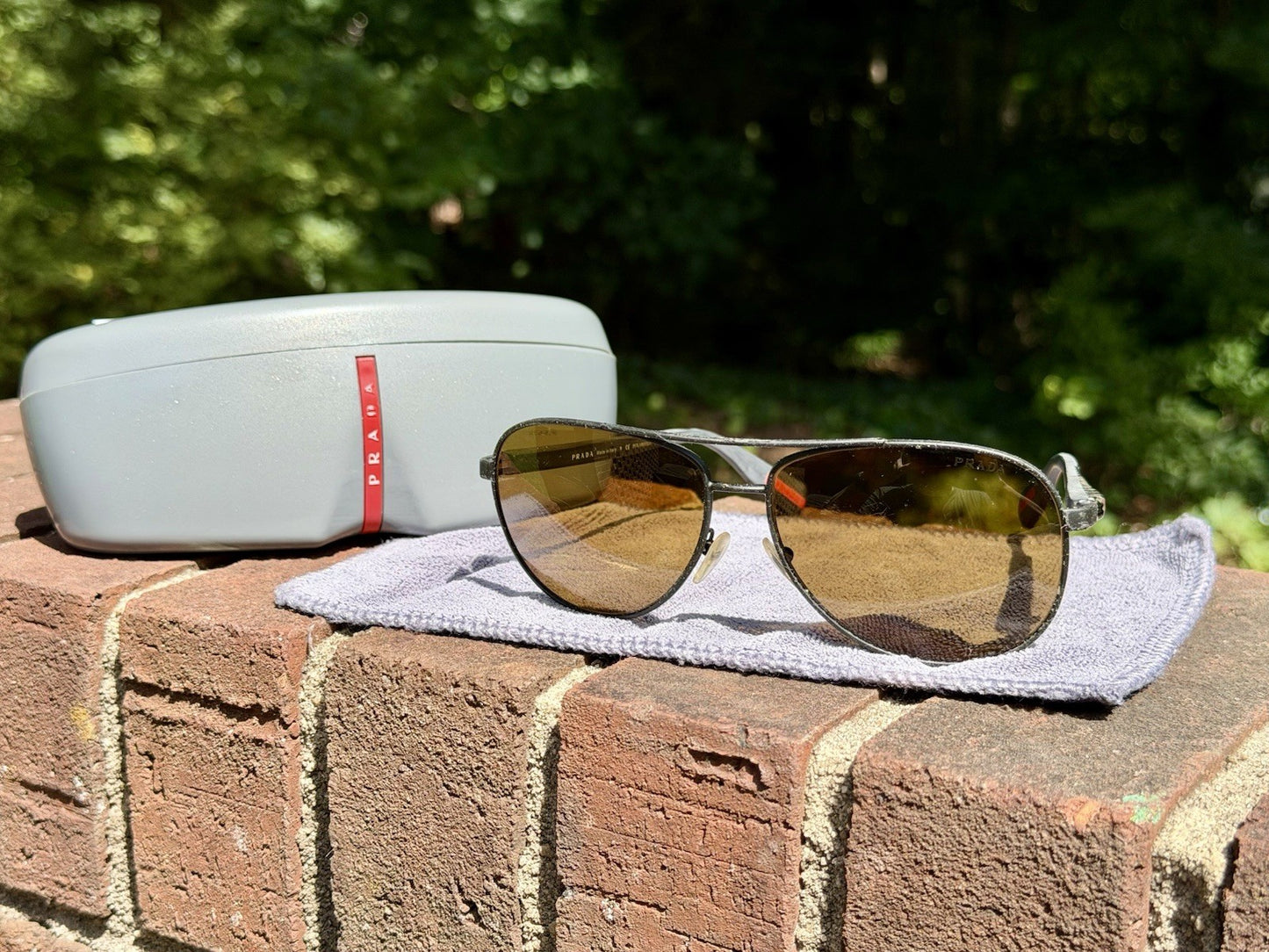PRADA LINEA ROSSA 510S 7AX5W1 POLARIZED CARBON FIBER W/COA