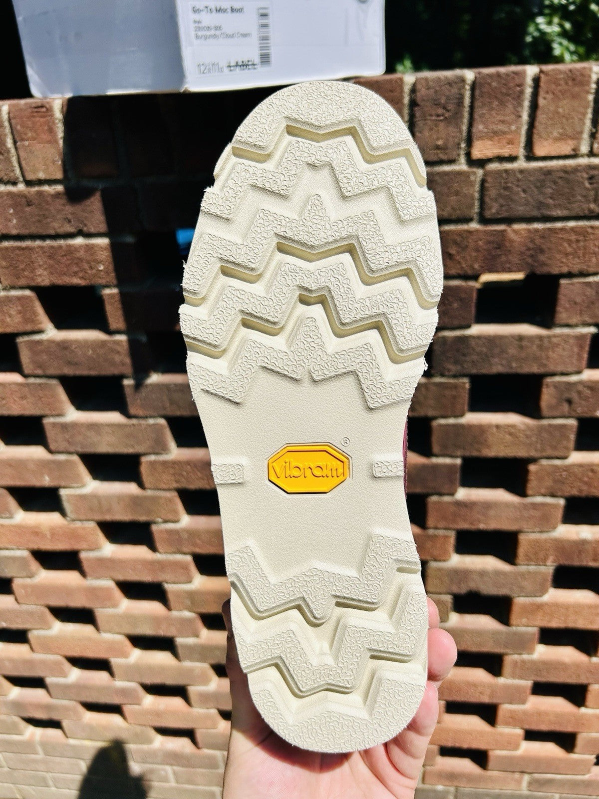 Label Go-To Moc Boot | Burgundy/Cloud Cream | Size M11 & W12.5