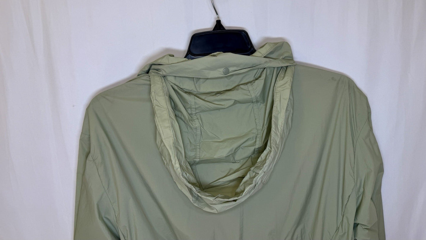 NWT Columbia Women’s Windbreaker Zip-Up Jacket Water Resistant Sage Green Hooded