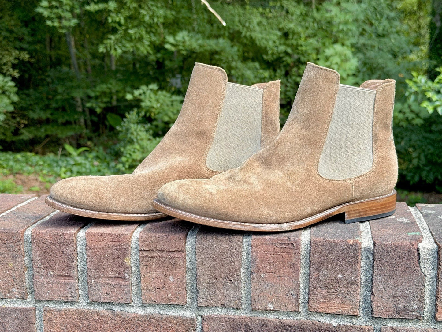 Thursday Boot Co Cavalier Chelsea Boots Sandstone Suede Men's Size 12 SSTCVLR