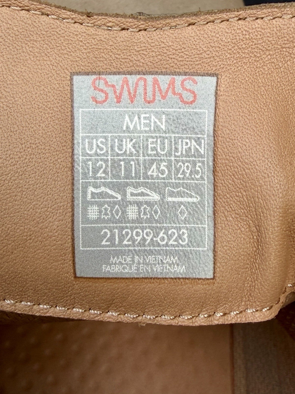 SWIMS Men Motion Chukka Waterproof Boot Size 12 Tan Beige - Worn Once - $250 New