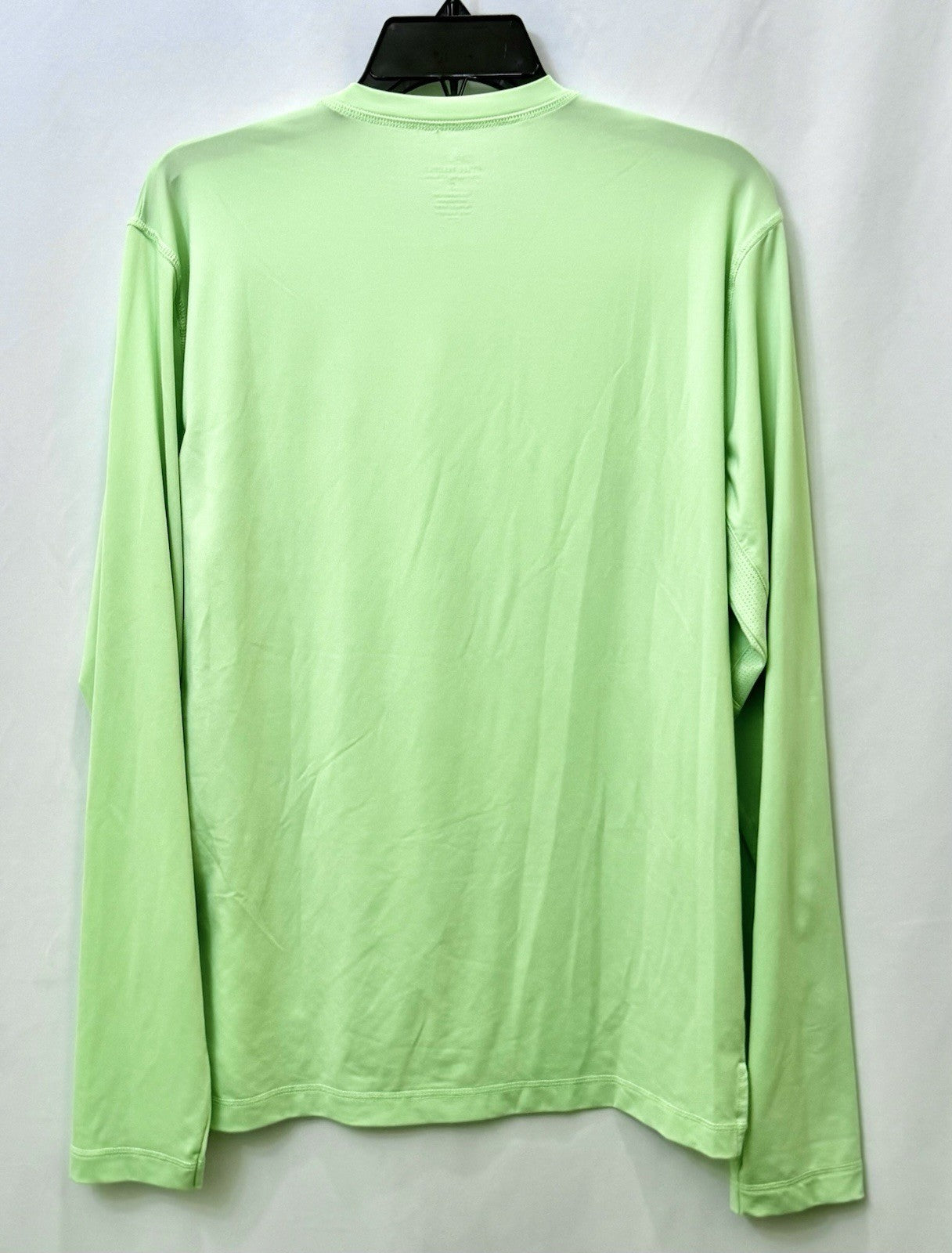 Fish Hippie Dri Fit Long Sleeve Performance Shirt Size Small In Lime Green