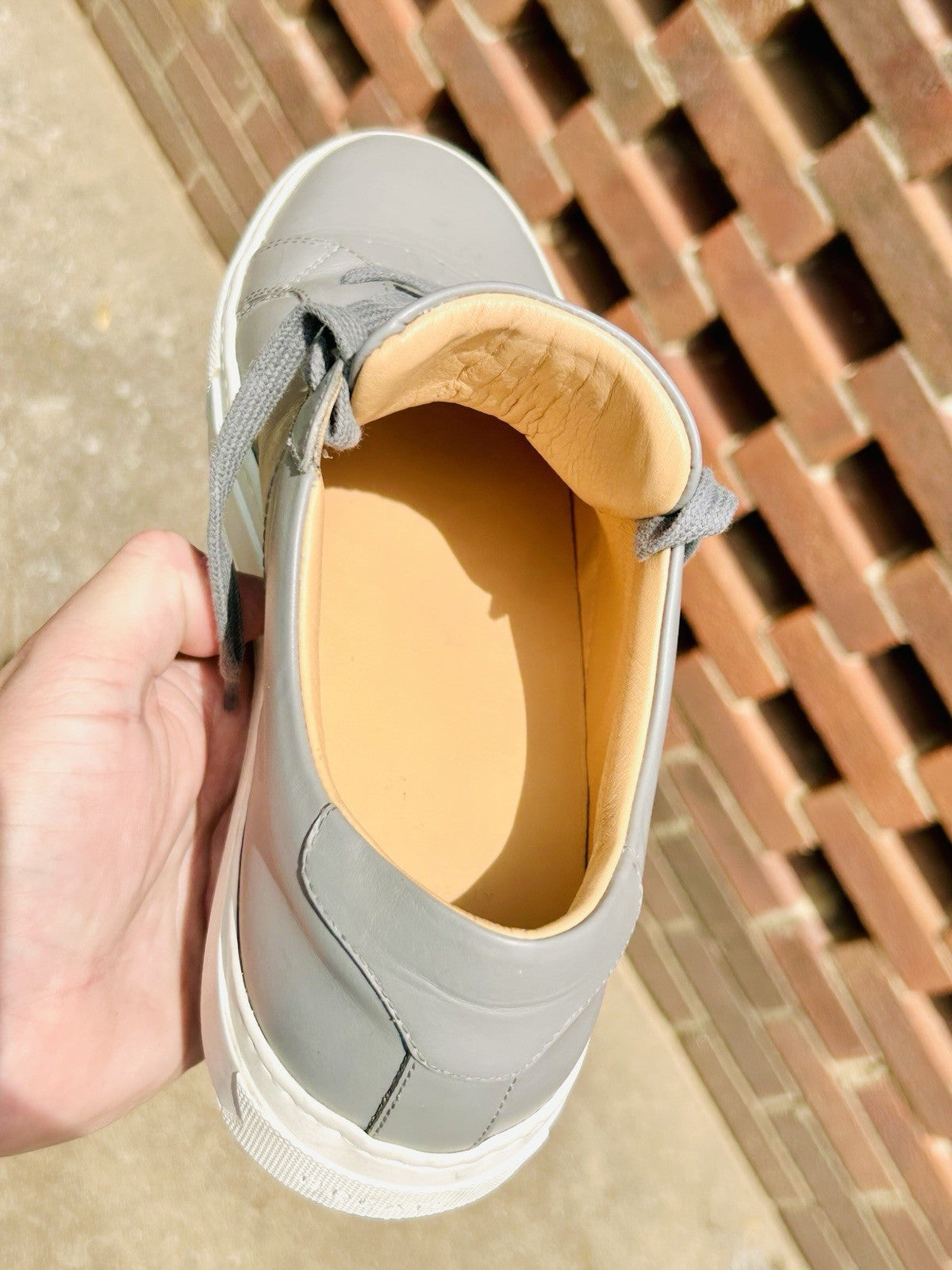 GREATS Royale Sneaker | Men’s US 8.5 | Ash Grey Leather Brooklyn | $180 New