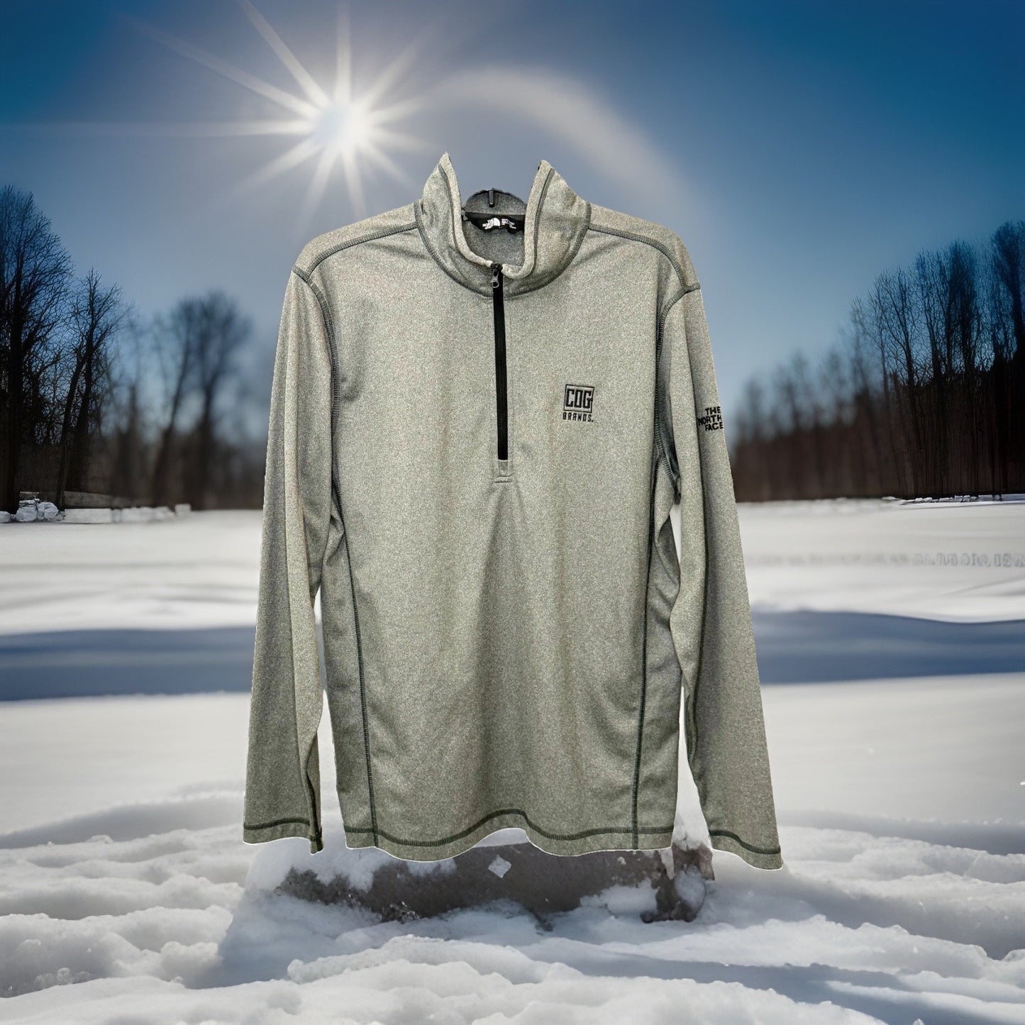 The North Face Men's Large Tech 1/4-Zip Fleece Pullover