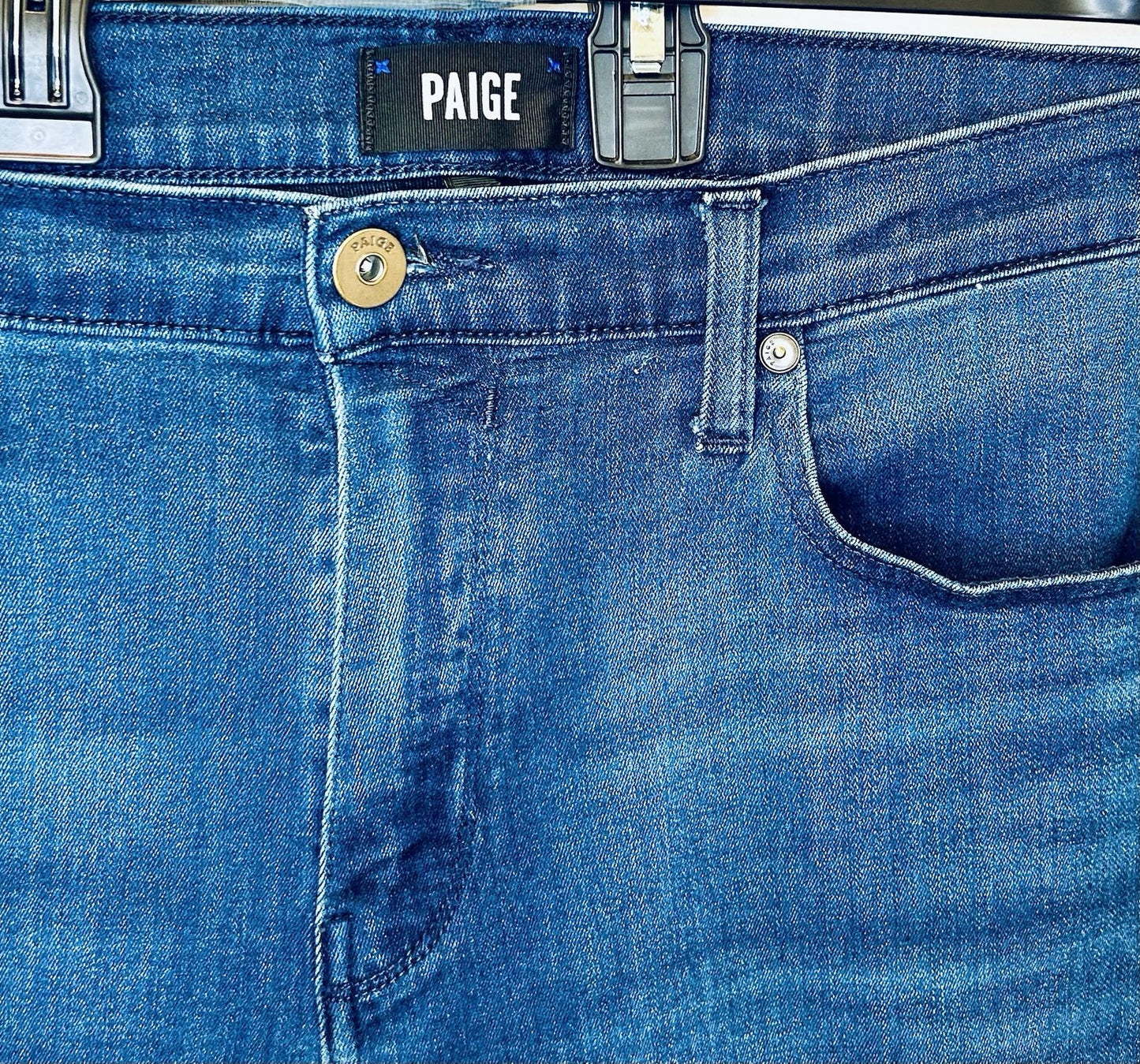 Paige Normandie Denim Jeans Straight Leg Dark Wash Mens Size 36 (36x30) $209 New