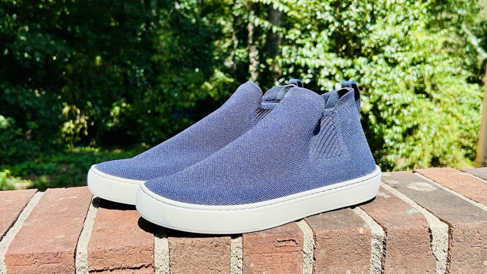 Rothy’s Women’s The Chelsea Pull-On High Top Ankle Boots Nightfall Navy Blue 9.5