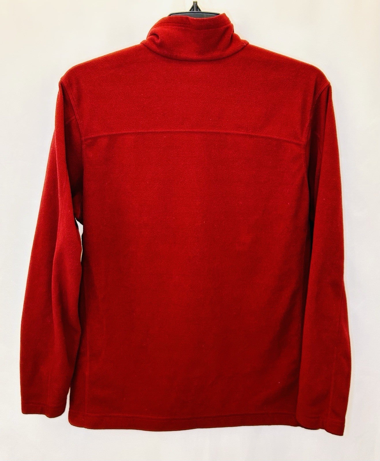 Patagonia Sweater Mens Large Red Quarter Zip Pullover Knit Fleece Outdoors