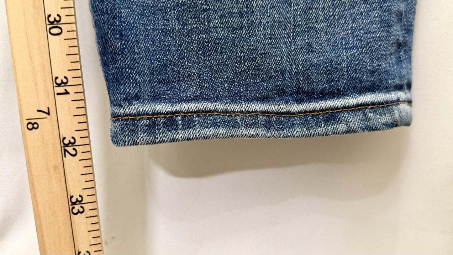 HUDSON SARTOR RELAXED SKINNY DISTRESSED DENIM JEANS / Men Sz 36x32 / Worn Once!