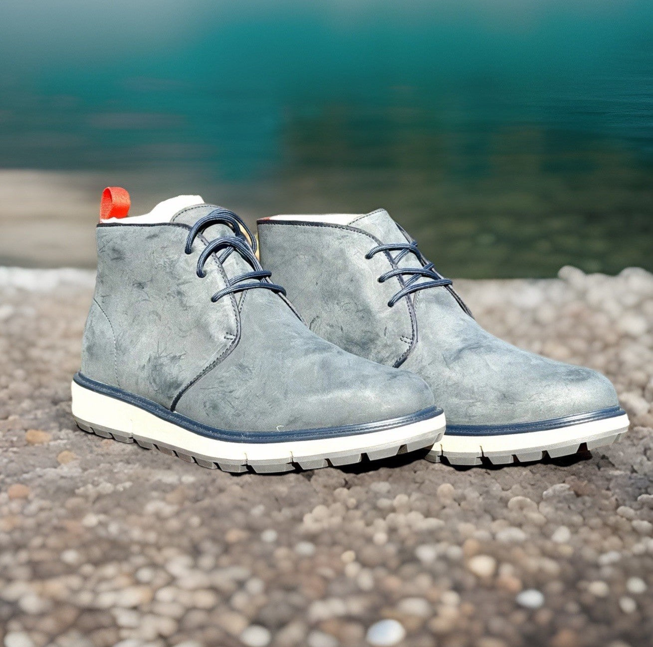NWT SWIMS Men's Motion Chukka Boots  Color Navy Men’s Size 8 / $258 Retail