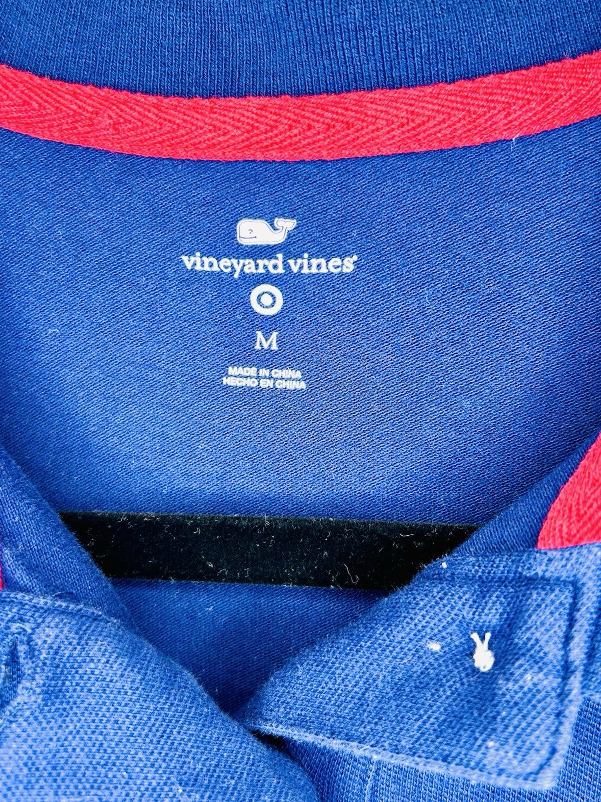 🐳 Vineyard Vines | Boys Polo | Youth Medium | Navy Blue