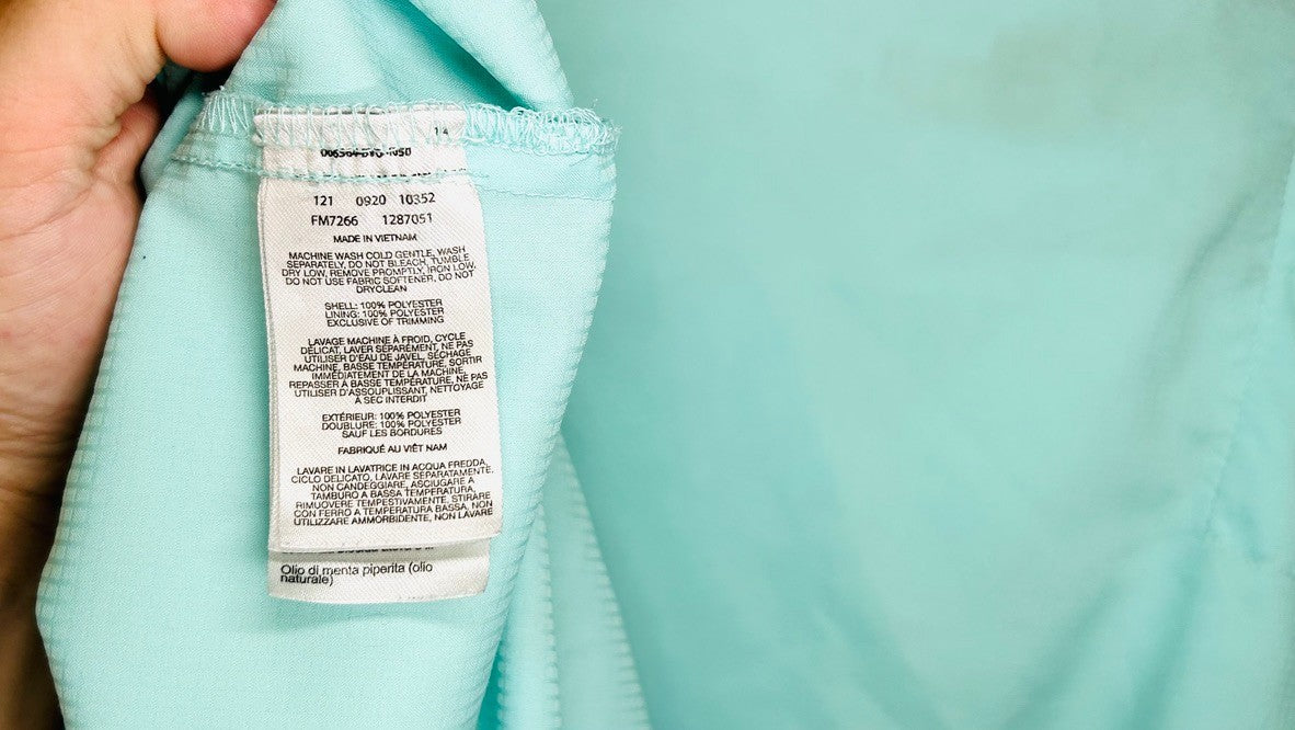 Columbia PFG Tamiami Teal Short Sleeve Vented Fishing Shirt Mens Size XXL