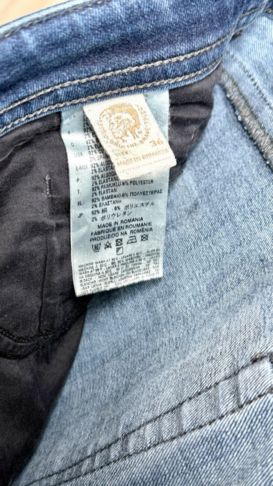 DIESEL Buster Slim Tapered Jeans Men's 36x32