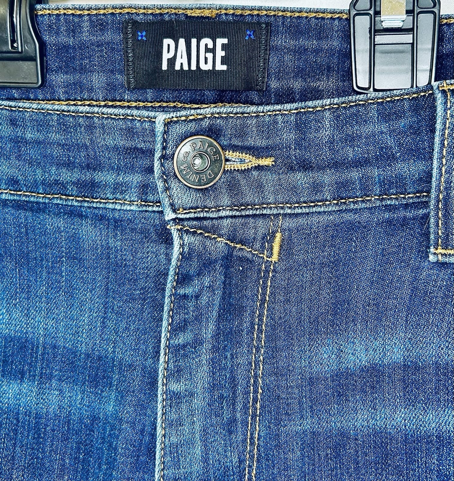 Paige Federal Jeans Men’s Size 36 Blue Straight Leg Denim Dark Wash / $219 New