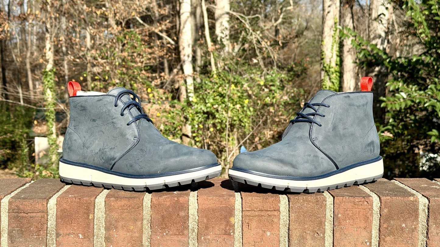 NWT SWIMS Men's Motion Chukka Boots  Color Navy Men’s Size 8 / $258 Retail