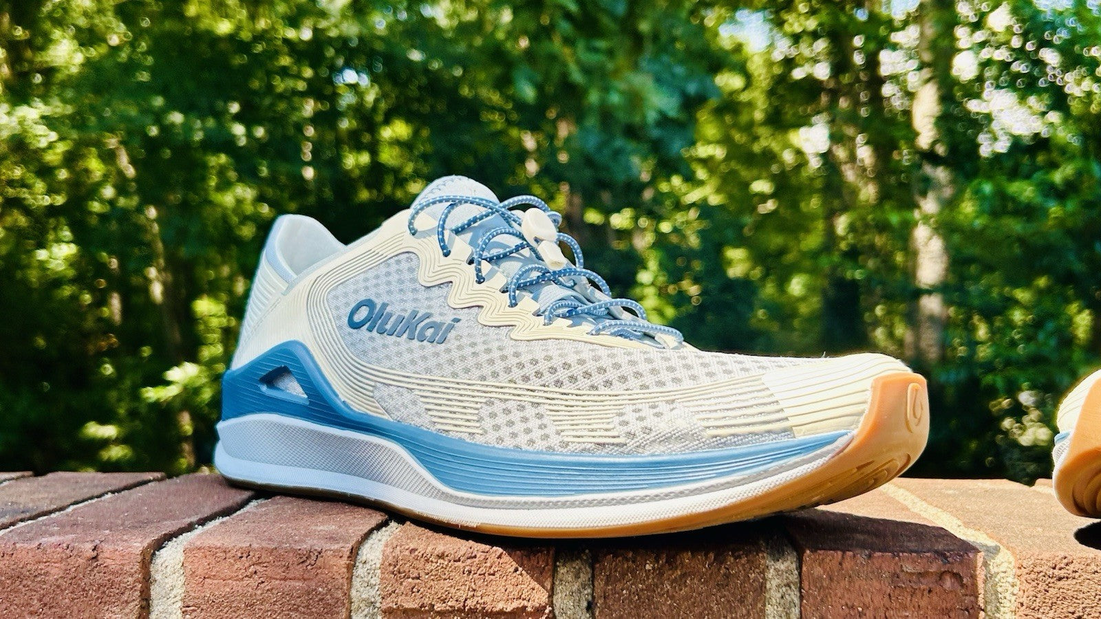 NWOT OLUKAI Men's Ahi Marine Shoe | Blue Pearl/White Sand | Size 14 | $150 New