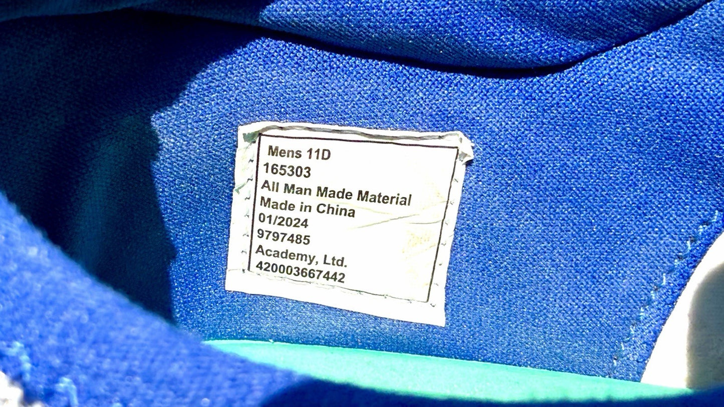 Magellan Outdoors Pro Fish Men's Angler 2.0 Boat Shoes Mens Size 11 White & Blue