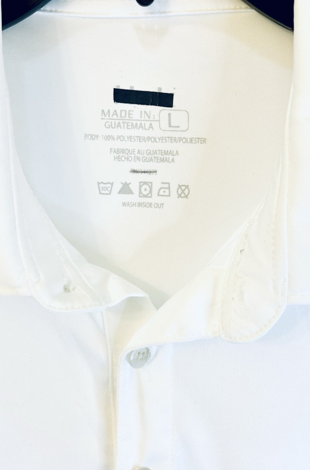 NWT Huk Pursuit Men’s Performance Golf Polo Shirt Size Large White Stretch