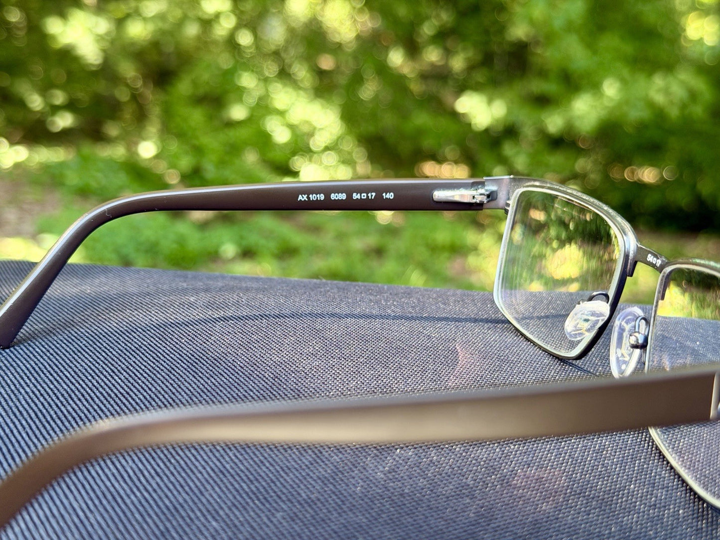 Armani Exchange AX1019 6001 Matte Brown Eyeglasses Frames Men's 54/17 140 A|X