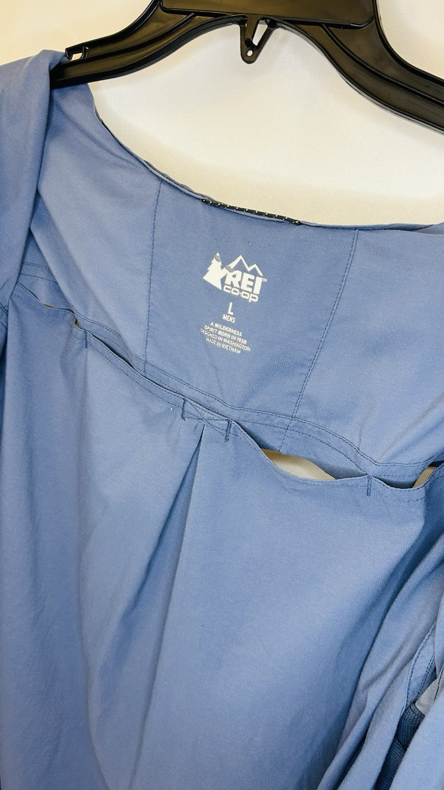 REI Men’s Co-op Sahara Tech Short-Sleeve Shirt In Thunder Blue Size Large