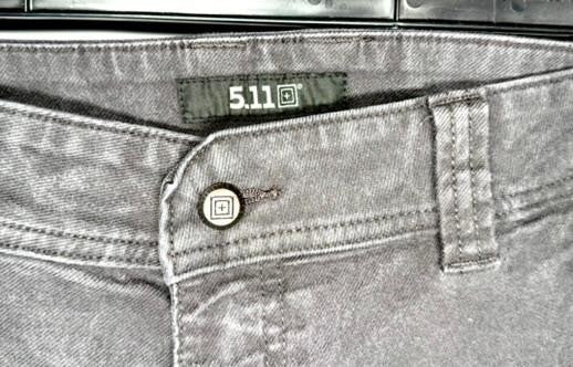 5.11 Tactical Mens Pants 42x30 Gray Canvas Utility Cargo Workwear Outdoor
