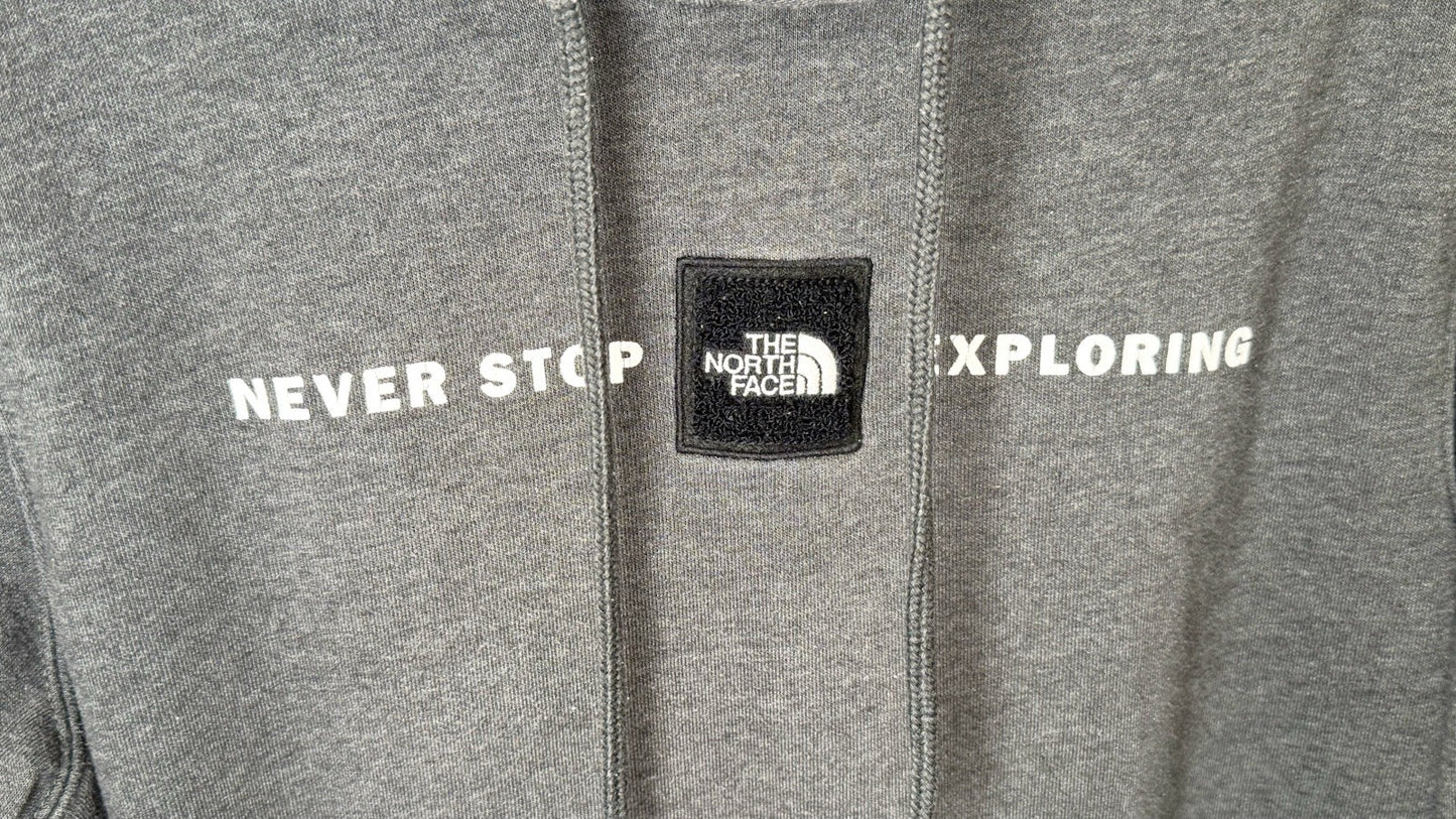 The North Face Hooded Sweater Men's Size Medium Pullover Hoodie Logo Black