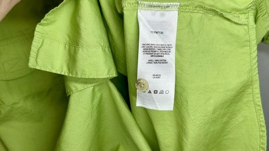 Columbia PFG Shirt Mens Large Green Bonehead Fishing Short Sleeve Vented Pockets