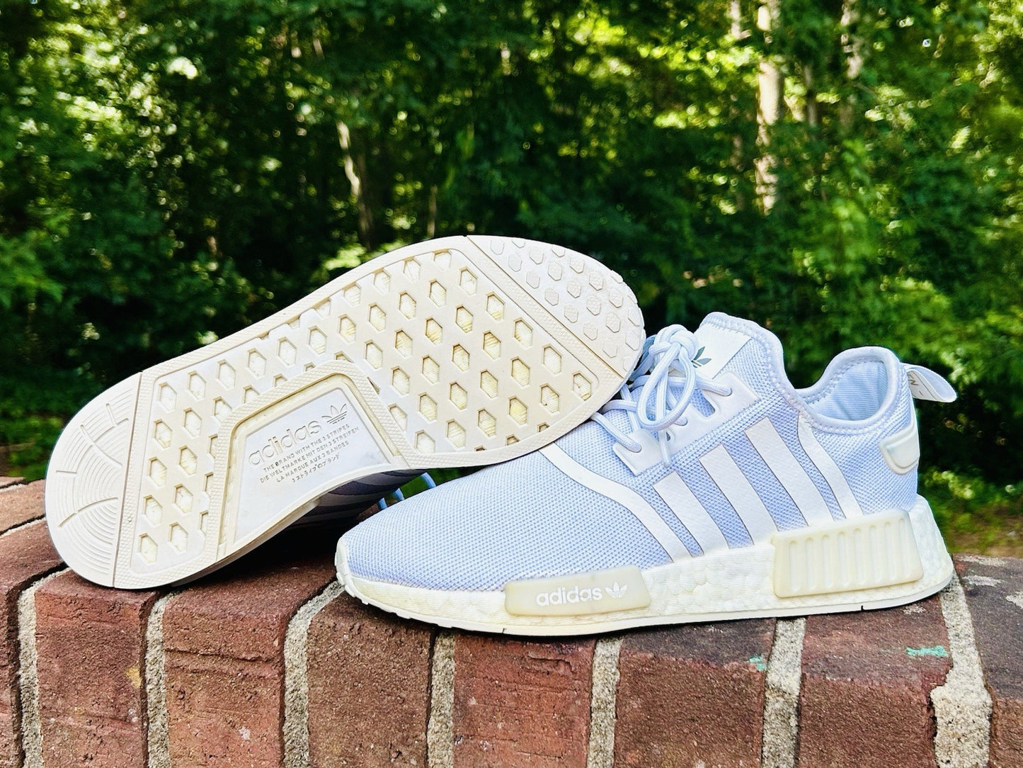 Size 8 - Adidas NMD_R1 Triple White | Replacement Insoles | No Box