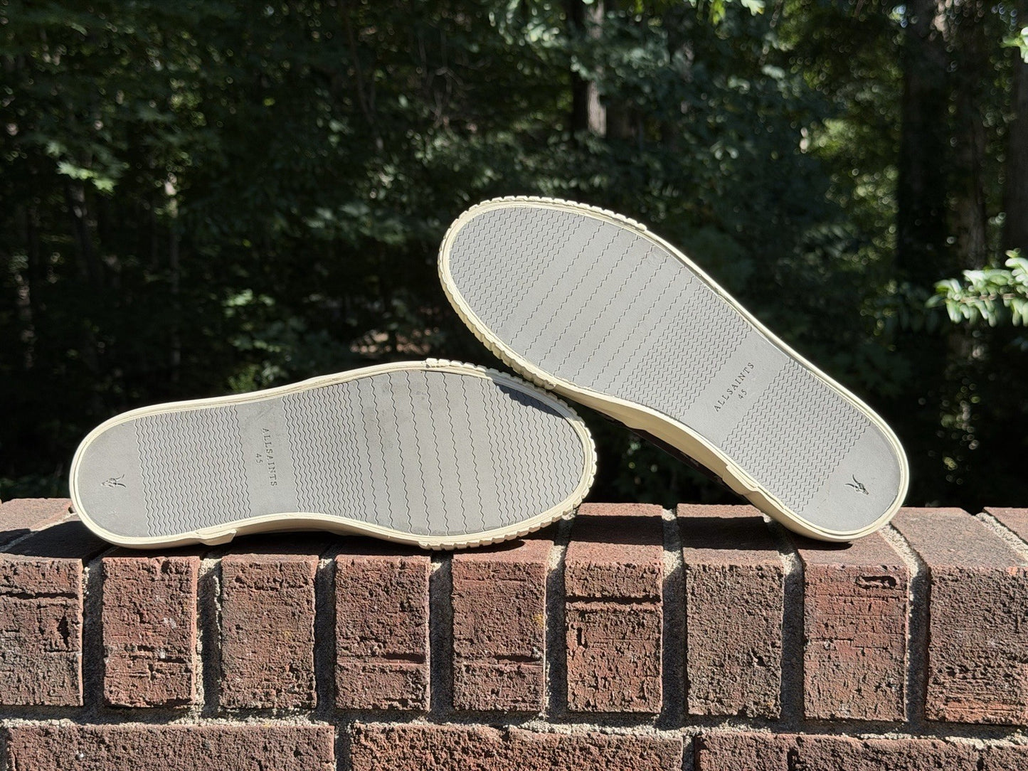 Allsaints London Spitalfields Slip On Cube Low Top Sneakers Men's 12 US 45 EU