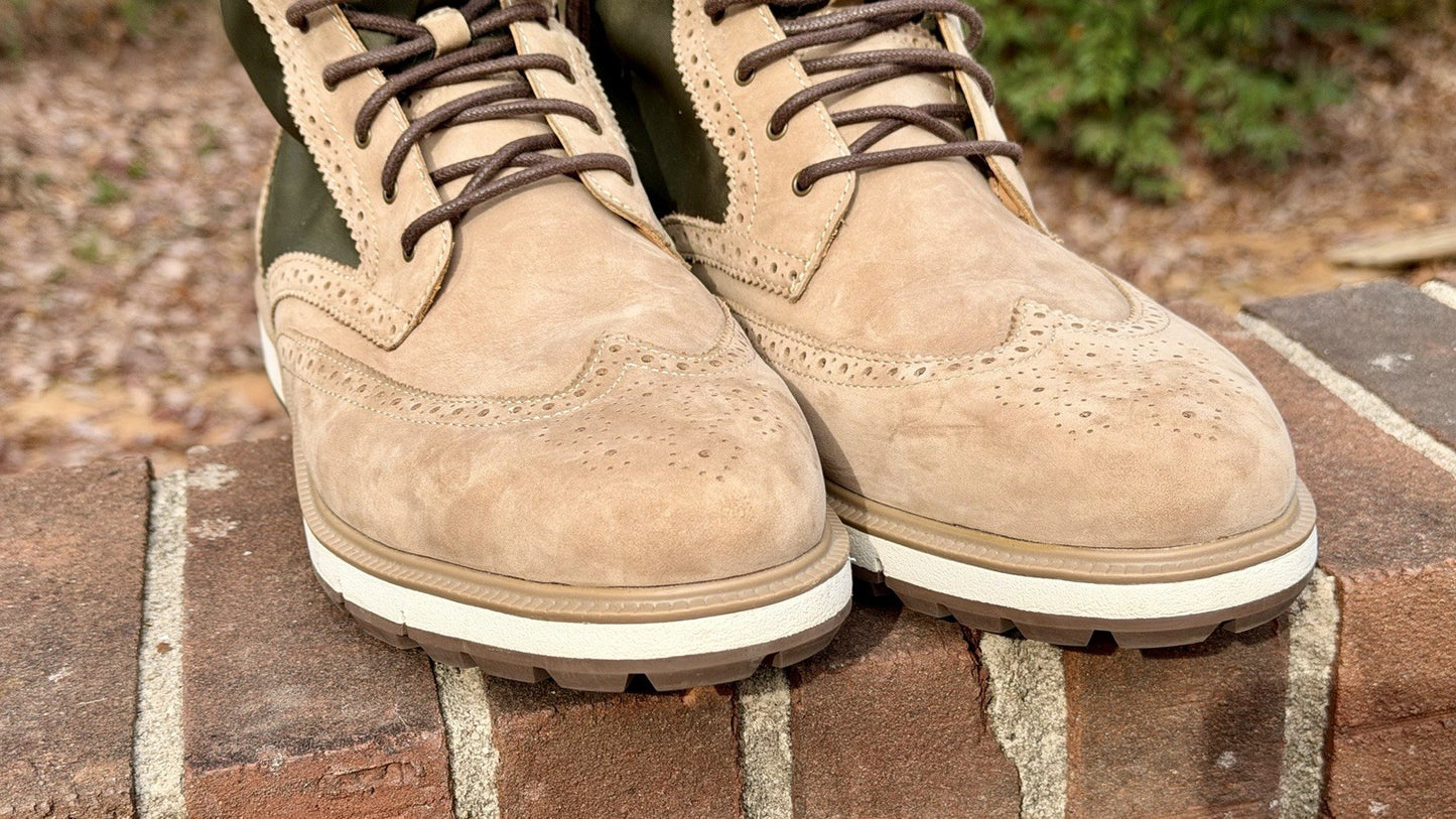 SWIMS Men’s Motion Wingtip Brogue Boots Size 11.5 New NWOT $298 MSRP