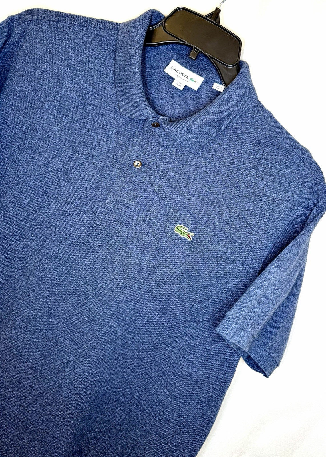 Lacoste Polo Shirt Men’s FR6 US XL Classic Fit Casual Knit Cotton Short Sleeve