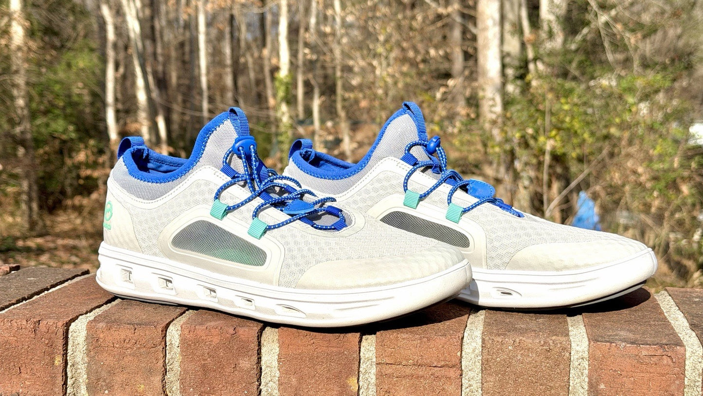 Magellan Outdoors Pro Fish Men's Angler 2.0 Boat Shoes Mens Size 11 White & Blue