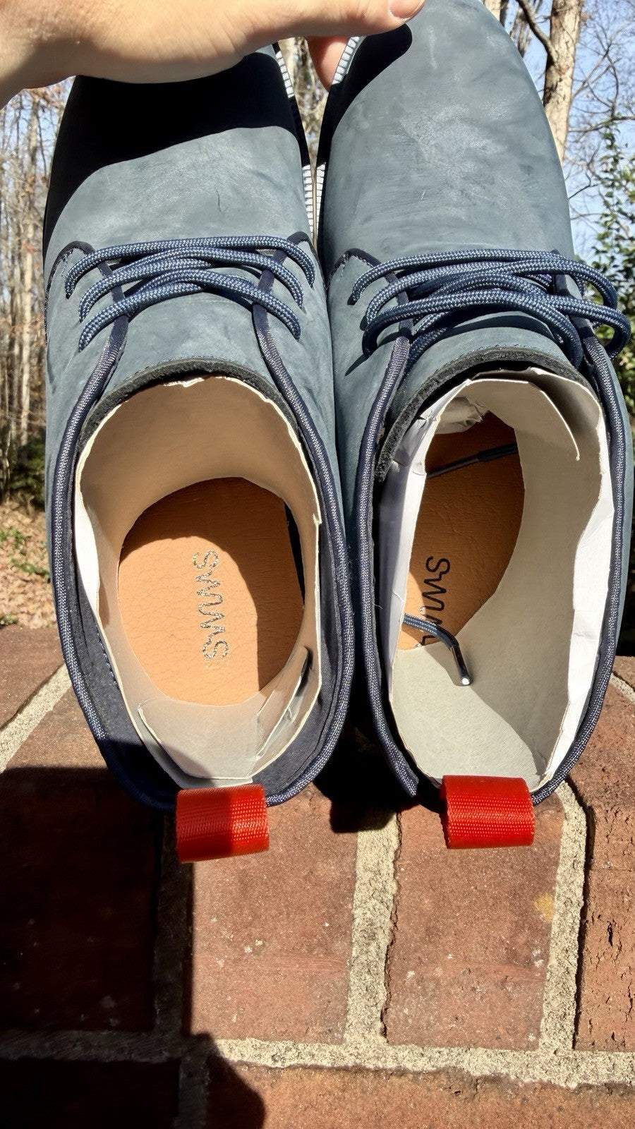 NWT SWIMS Men's Motion Chukka Boots  Color Navy Men’s Size 8 / $258 Retail