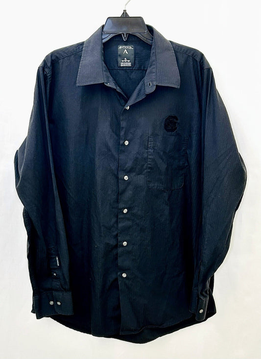 Antigua Black Long Sleeve Button Up Size XL - USC Gamecocks - NCAA Football